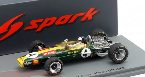 1/43 Spark 1968 Formula 1 Lotus 49 No.4 Winner South African GP