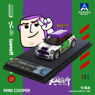 希少】1/64 ミニクーパー MINI LBWK Aurora model Aurora Model MINI