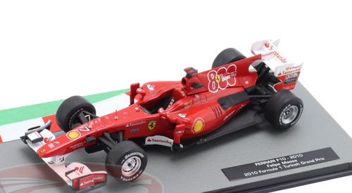 1/43 Altaya 2010 Formula 1 Felipe Massa Ferrari F10 #7 Türkiye GP