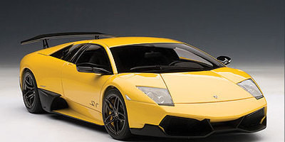 1/18 AUTOart Lamborghini Murcielago LP670-4 SV (Yellow) Diecast