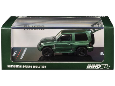1/64 Inno Mitsubishi Pajero Evolution (Satin Green) Diecast Car