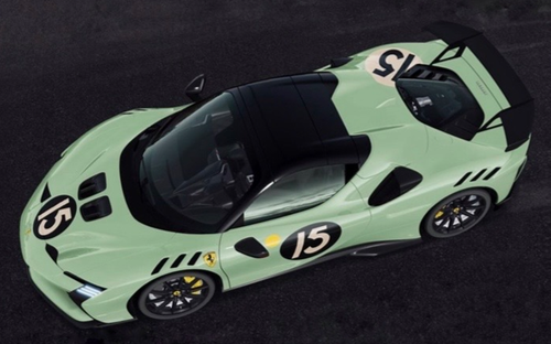 1/64 HH Model Ferrari SF90 XX Stradale (Verde Pallido Green) Car