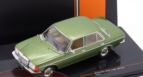 1/43 Ixo 1986 Mercedes-Benz 240 D (W123) (Green Metallic) Car
