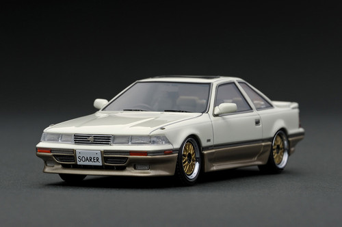 1/43 IG Ignition Model Toyota Soarer (Z20) 3.0GT-Limited (White/Silver) Car  Model