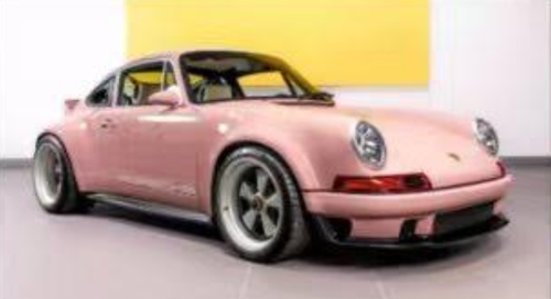 1/18 Ivy Porsche 911 964 Singer (Pink) Car Model Limited 30 Pieces