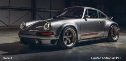 1/18 Ivy Porsche 911 964 Singer (Race X Silver) Car Model Limited