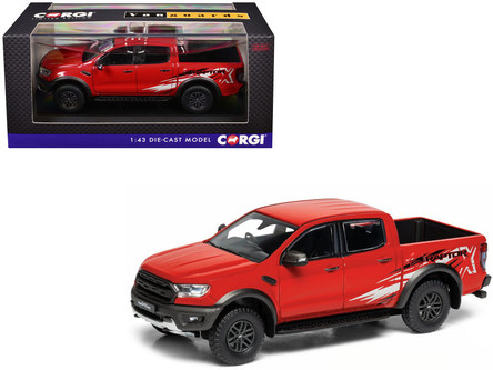 Miniature Corgi Vanguards 1/43 - Ford Ranger Raptor - Bleu Performance - Métal