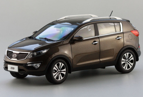 1 18 Kia Sportage Brown Diecast Car Model Livecarmodel Com