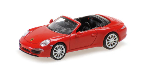 1/87 Minichamps 2013 Porsche 911 (991) Carrera S Cabriolet (Red
