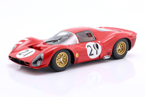 Miniature MITICA 1/18 Ferrari 330 P3 #21 - Le Mans 1966 - Bandini / Guichet - Neuve Sous Boîte