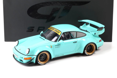 1/12 GT Spirit 2020 Porsche 911 964 RWB (Tiffany Blue) Car Model