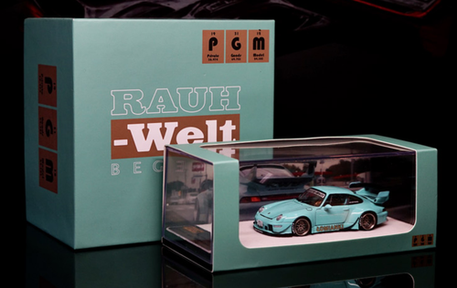 ミニカー PGM 1/64 PORSCHE RWB 964 Tiffany Blue PGM-640001 1/64 RWB 964 Tiffany Blue | LINE UP | [公式