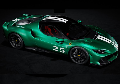Modèle Réduit Ferrari 296 GTB BBR 1:43 - Couleur Verde Manzoni Lucido E Cappello - Neuf
