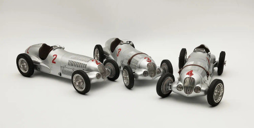 1/18 CMC 3-Car Set Mercedes-Benz Silver Arrow W125 Diecast Car