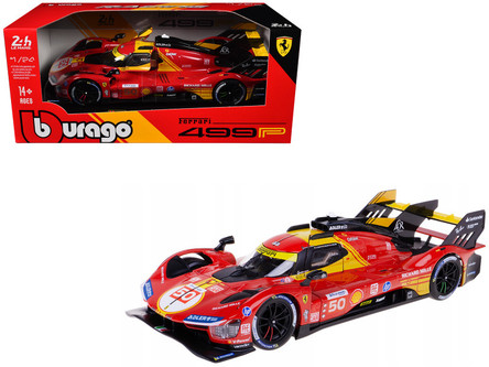 1/24 BBurago 2024 Ferrari 499P #50 Winner 24h LeMans Ferrari - AF