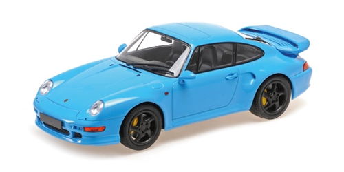 1/18 Minichamps 1997 Porsche 911 993 Turbo S (Blue) Diecast Car