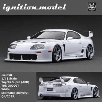 1/18 IG Ignition Model Toyota Supra A80 TRD 3000GT (White) Car