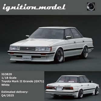 1/18 IG Ignition Model Toyota Mark II Grande (GX71) (White) Car