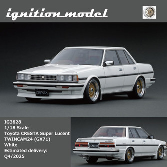 ignition.model Cresta ホワイト 1/43 1/43 IG Ignition Model Toyota Cresta Super Lucent (GX71) Car Model