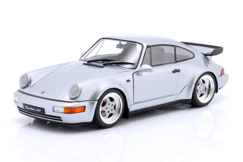 1/18 Solido 1990 Porsche 911 (964) Turbo 3.6 RS (Polar Silver