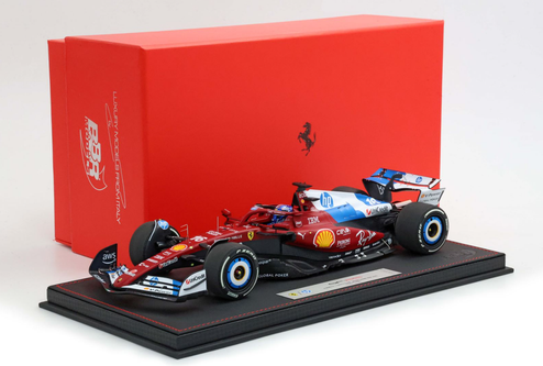 1/18 BBR 2025 Formula 1 Ferrari SF-25 Miami GP Special Livery #16