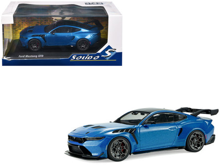 1/43 Solido 2025 Ford Mustang GTD (Indulgent Blue) Diecast Car