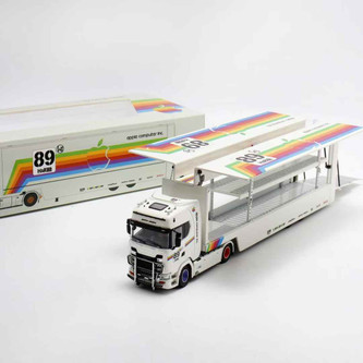 1/64 Kengfai & Maxwell Scania S730 V8 Double Level Car Transporter