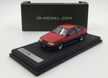 1/43 IG Ignition Model Toyota Corolla / Levin (AE86) GT Apex (Red) Car Model IG0467