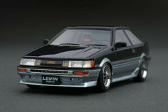 1/43 IG Ignition Model Toyota Corolla / Levin (AE86) GT Apex (Black) Car Model IG0468