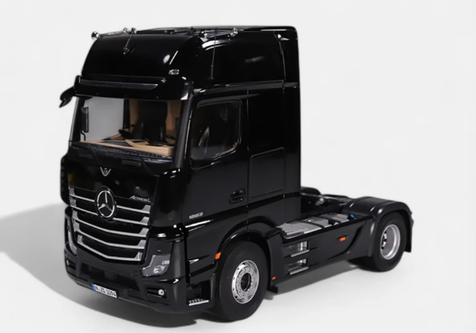 1/18 NZG Mercedes-Benz Actros L (Black) Diecast Car Model