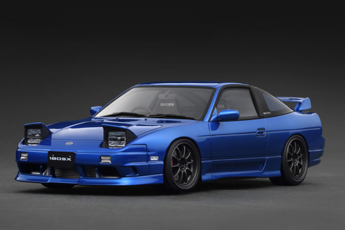 1/18 IG Ignition Model Nissan 180SX TYPE X (RPS13) (Blue Metallic