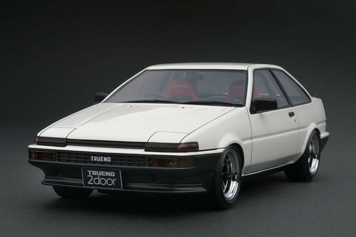 1/18 IG Ignition Model Toyota Sprinter Trueno (AE86) Two Door Apex (White)  IG0549