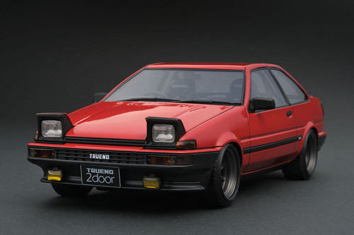 1/18 IG Ignition Model Toyota Sprinter Trueno (AE86) Two Door Apex (Red