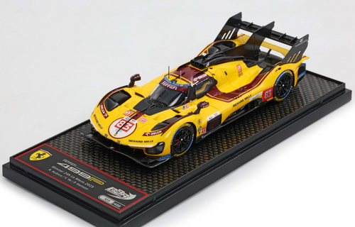 1/43 BBR 2025 Ferrari 499P #83 24H Le Mans Winner Kubica, Ye