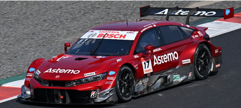 1/43 Spark Astemo CIVIC TYPE R-GT Astemo REAL RACING No.17 GT500
