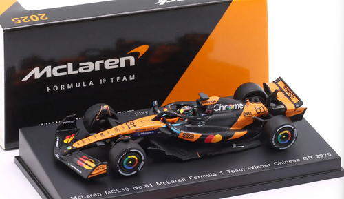 1/64 Spark McLaren MCL39 No.81 McLaren Formula 1 Team Winner