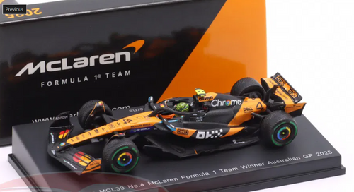 1/64 Spark McLaren MCL39 No.4 McLaren Formula 1 Team Winner