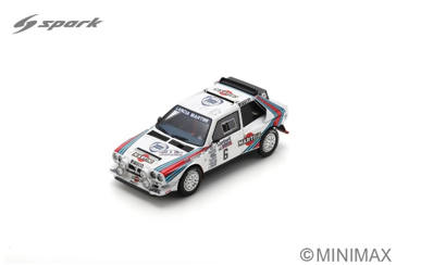 1/18 Spark Lancia Delta S4 No.6 1st Rally Lombard RAC Rally 1985 H
