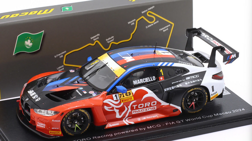 1/43 Spark BMW M4 GT3 No.1 TORO Racing powered by MCG FIA GT World