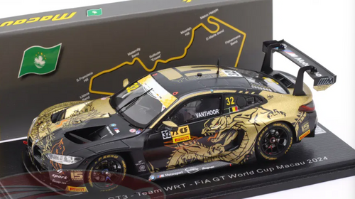 1/43 Spark BMW M4 GT3 No.32 Team WRT FIA GT World Cup Macau 2024