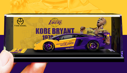 1/64 Time Model Lamborghini Aventador LP700-4 Kobe Bryant Car