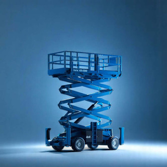 1/32 NZG Genie GS-4390 Scissor Lifts Diecast Model - LIVECARMODEL.com