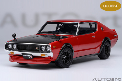アシェット Skyline 2000GT-R KPGC110 1973 1/18 1/18 AUTOart 1973 Nissan Skyline 2000 GT-R SPEZ (KPGC110) Tuned