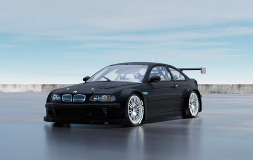 1/18 DCM BMW M3 E46 GTR (Black) Diecast Car Model