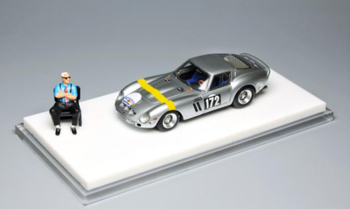 1/64 JEC Ferrari 250GTO 250 GTO w/ Figure #172 (Silver) Car Model