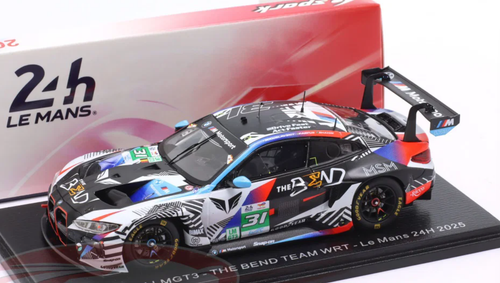 ミニカー  M4 LMGTE3 TEAM WRT Le Mans 24H 2025 1/43 Spark BMW M4 LMGT3 No.31 THE BEND TEAM WRT Le Mans 24H 2025 Y