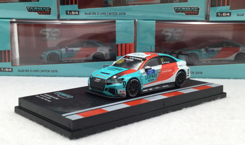 1/64 Tarmac Works TW Audi RS3 LMS WTCR 2018 Jean-Karl Vernay Car