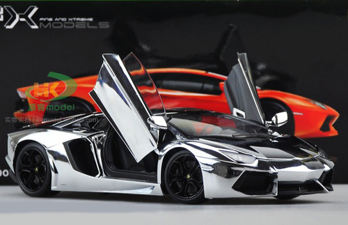 1/18 Lamborghini Aventador LP700 LP700-4 (Gloss Silver) Diecast