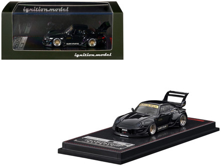 1/64 Ignition Model Porsche 911 Rauh-Welt Begriff RWB 993 (Black