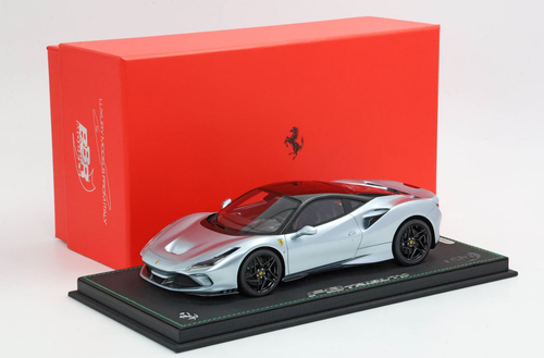 1/18 BBR Ferrari F8 Tributo (Titanium Grey with Medium Grey Roof